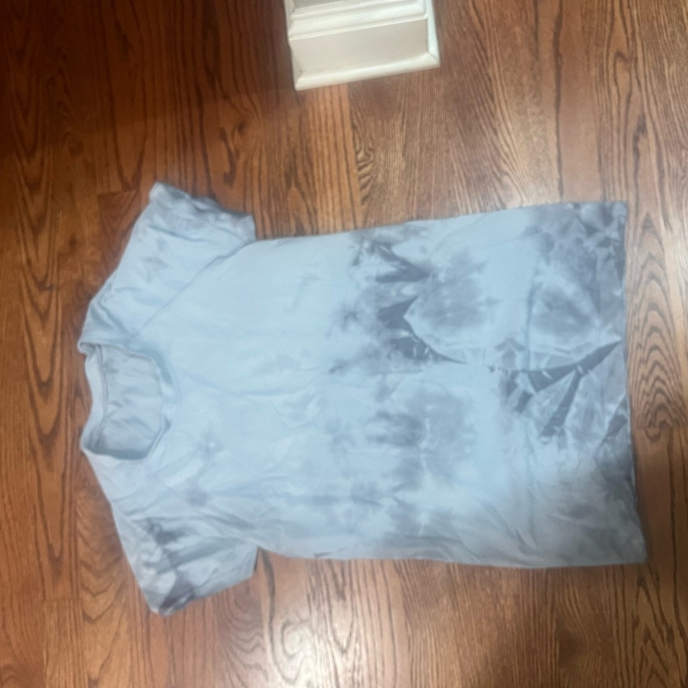 lululemon athletica light blue  Tie-Dye Short Sleeve Tee